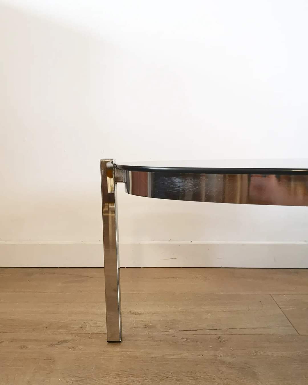 Smoked glass coffee table 70