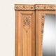 Parisian Art Deco style wardrobe in solid raw oak, 1950