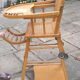 High canine chair convertible into wood