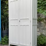 Antique Parisian paneled wardrobe, 1940