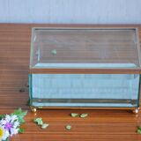 Glass and mirror jewellery box