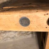 Old carpenter's wooden workbench