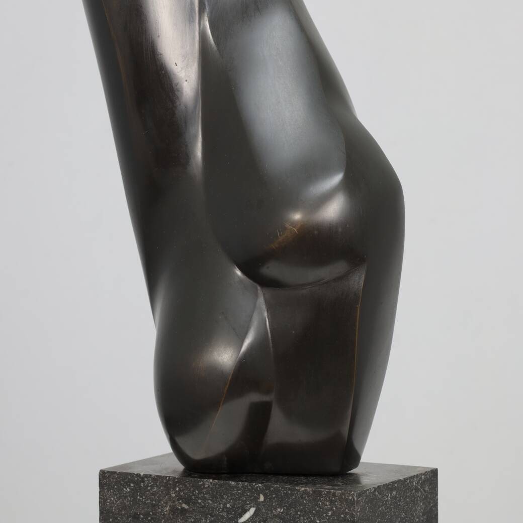 Bronze woman figure sculpture by Francine Govers, Netherlands, 1990s