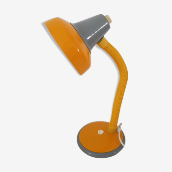 Yellow and grey vintage desk lamp