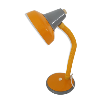 Yellow and grey vintage desk lamp