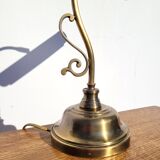 Banker desk lamp brass piano