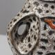 Marius Bessone in Vallauris large free-form vase with abstract decoration 1950s