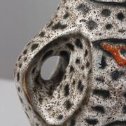 Marius Bessone in Vallauris large free-form vase with abstract decoration 1950s