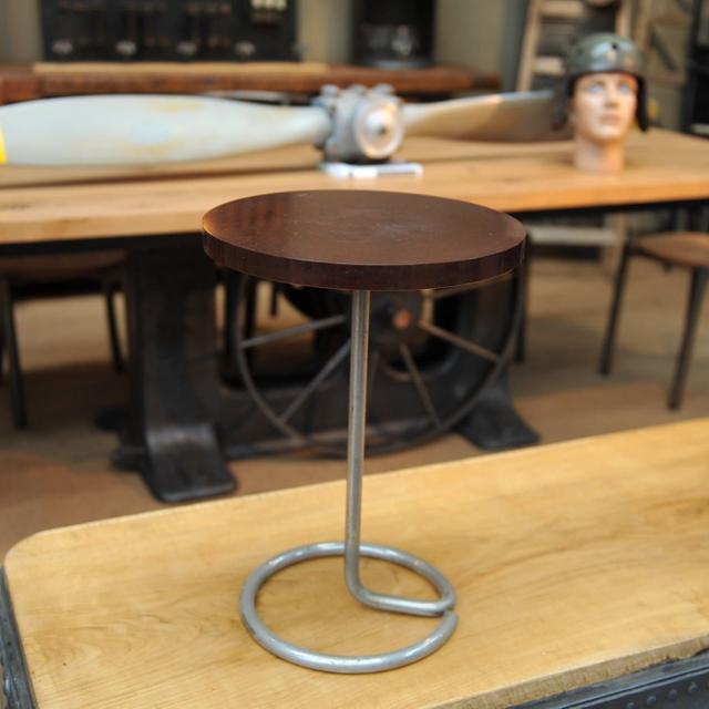 Table pedestal metal and Bakelite 1930