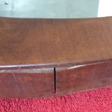 Scandinavian teak mirror of the 1960s free form