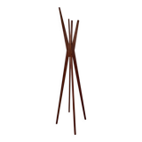 Designer teak coat rack