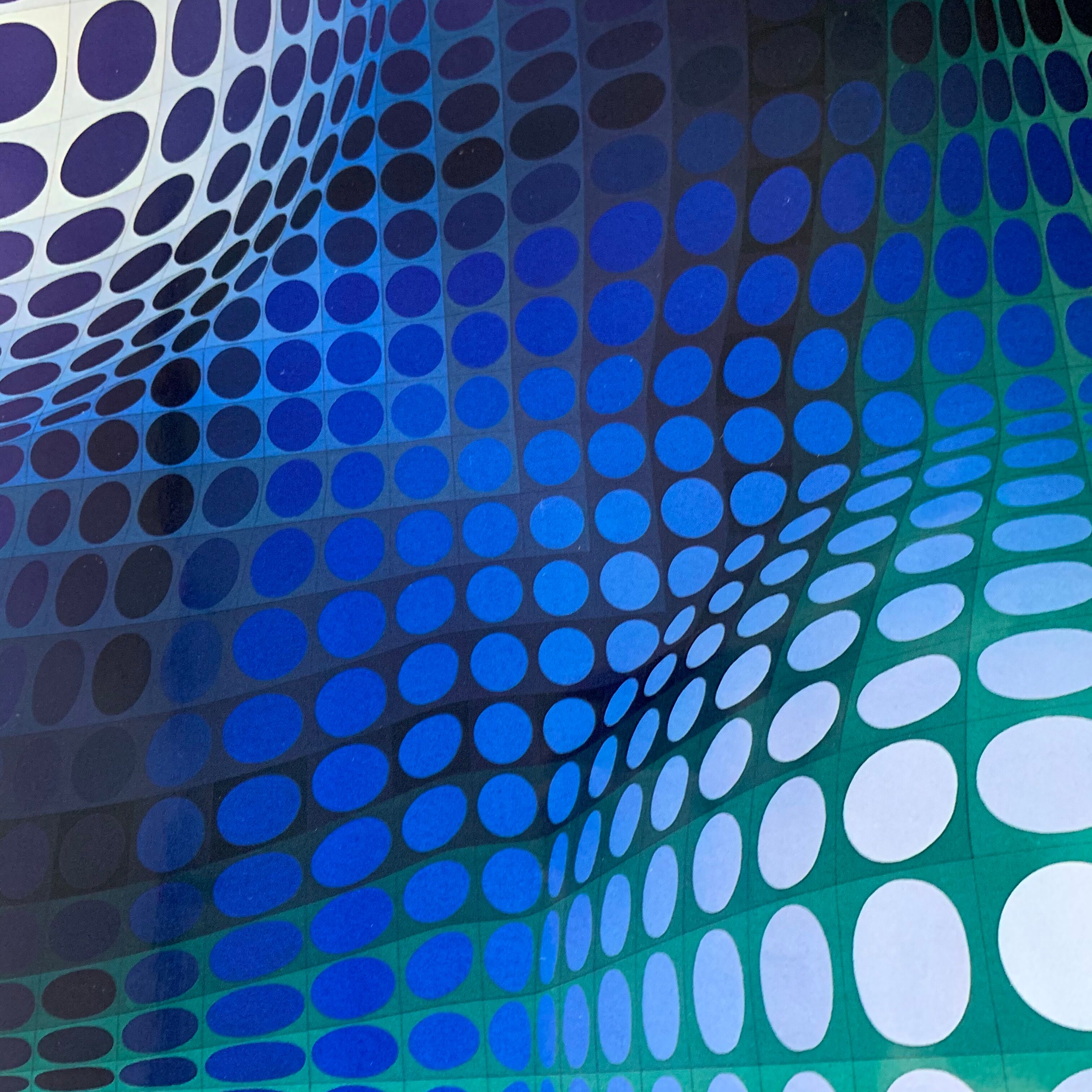 Affiche cinétique OP ART Vasarely