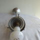 suspension vintage in frosted glass