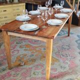 Danish Farmhouse Table with Patina