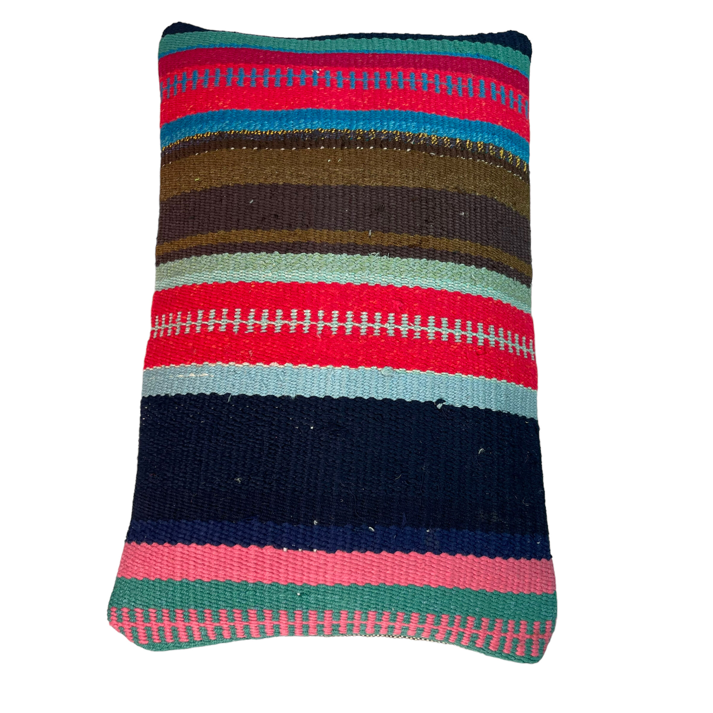 Vintage turkish kilim cushion cover 30x50cm