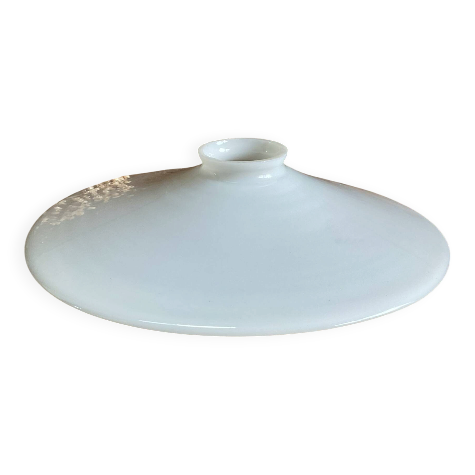 Suspension en opaline blanche