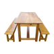 Ensemble table et banc de salle à manger