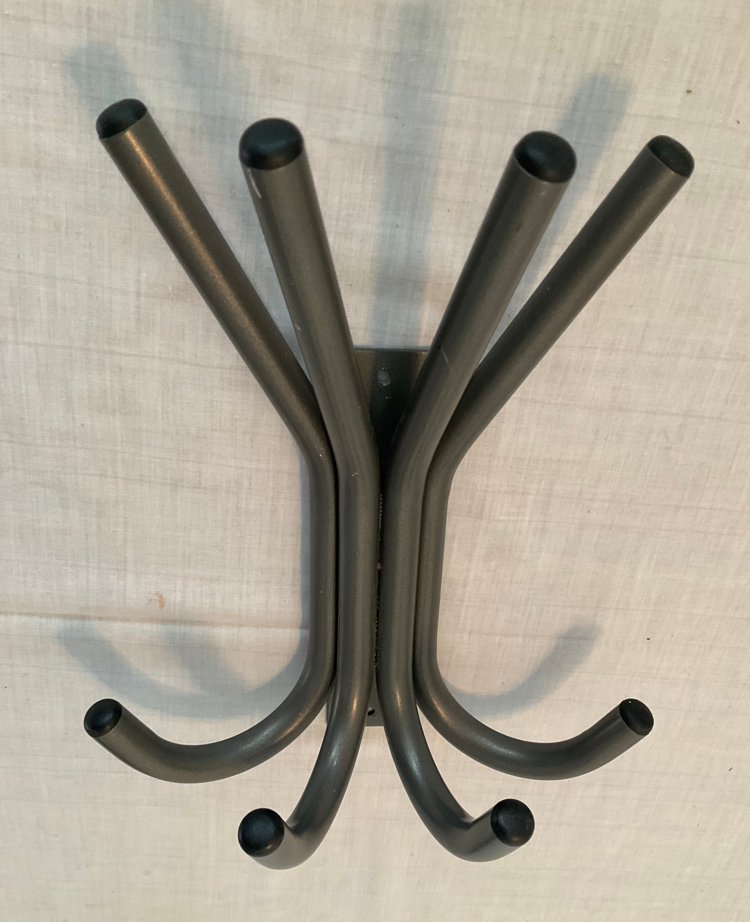 Vintage metal coat rack 8 hook