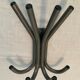 Vintage metal coat rack 8 hook