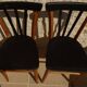 2 chaises Lutherma et 2 chaises Bauman de style en bois