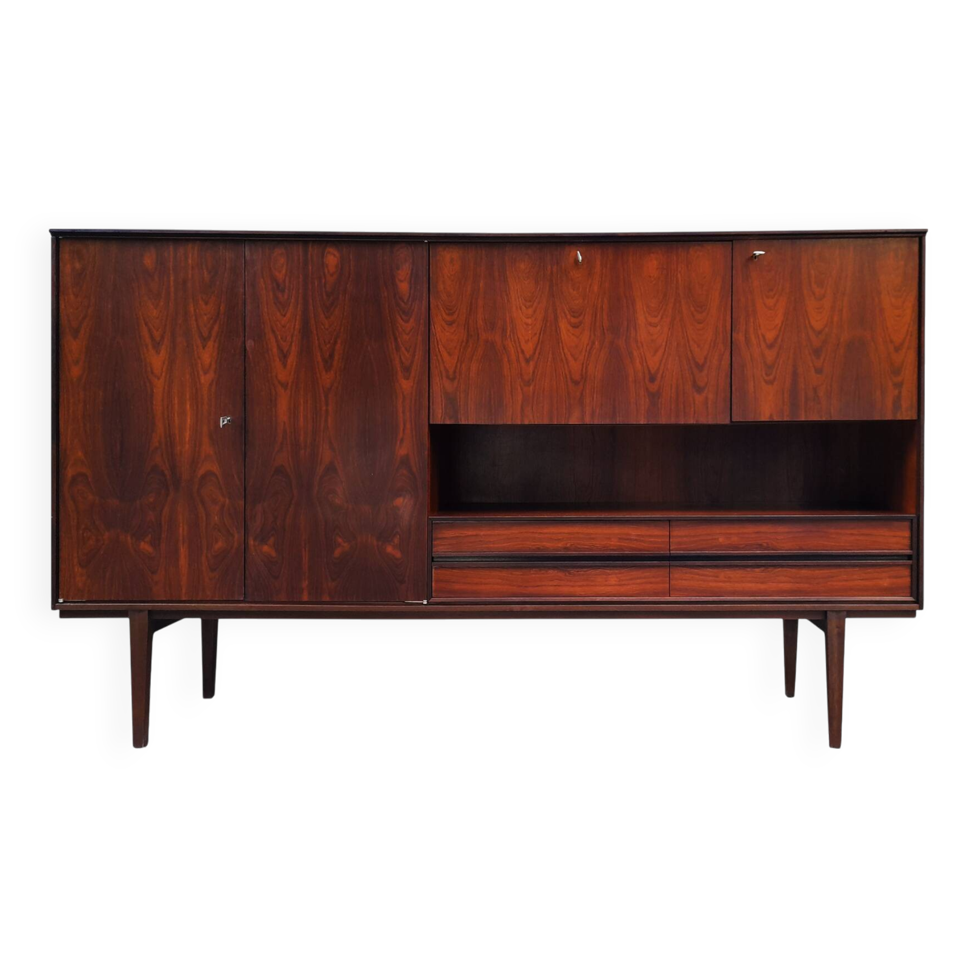 Large Scandinavian rosewood sideboard