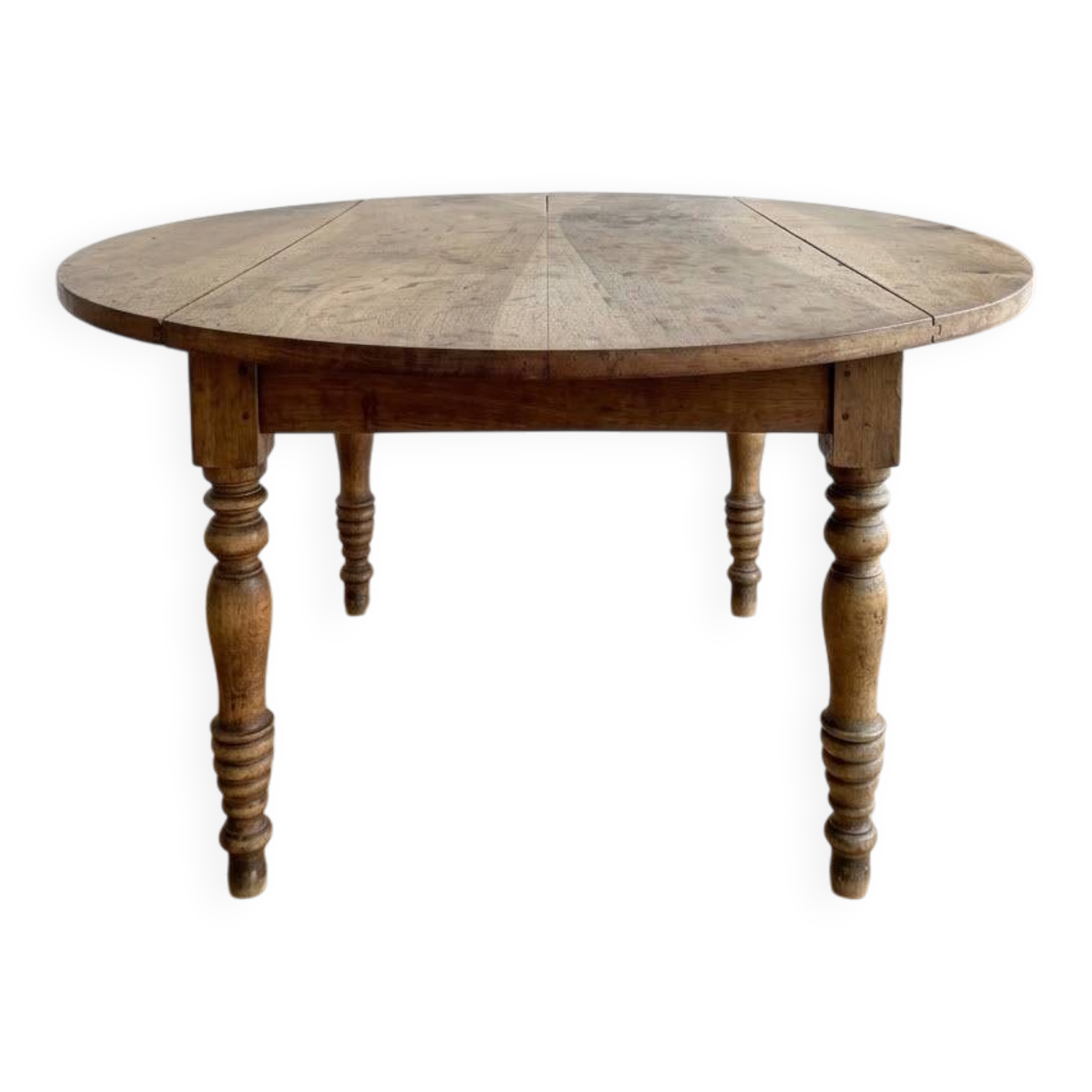 Antique solid wood dining table