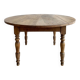 Antique solid wood dining table