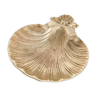 St. James shell ashtray in golden brass