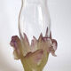 Daum vase from the Iris collection in crystal and glass paste
