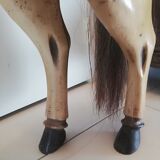 Wooden merry-go-round horse or fairground carousel