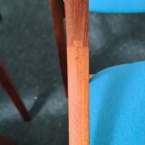 A set of 6 Vintage Danish design dining chairs by Vestervig Eriksen