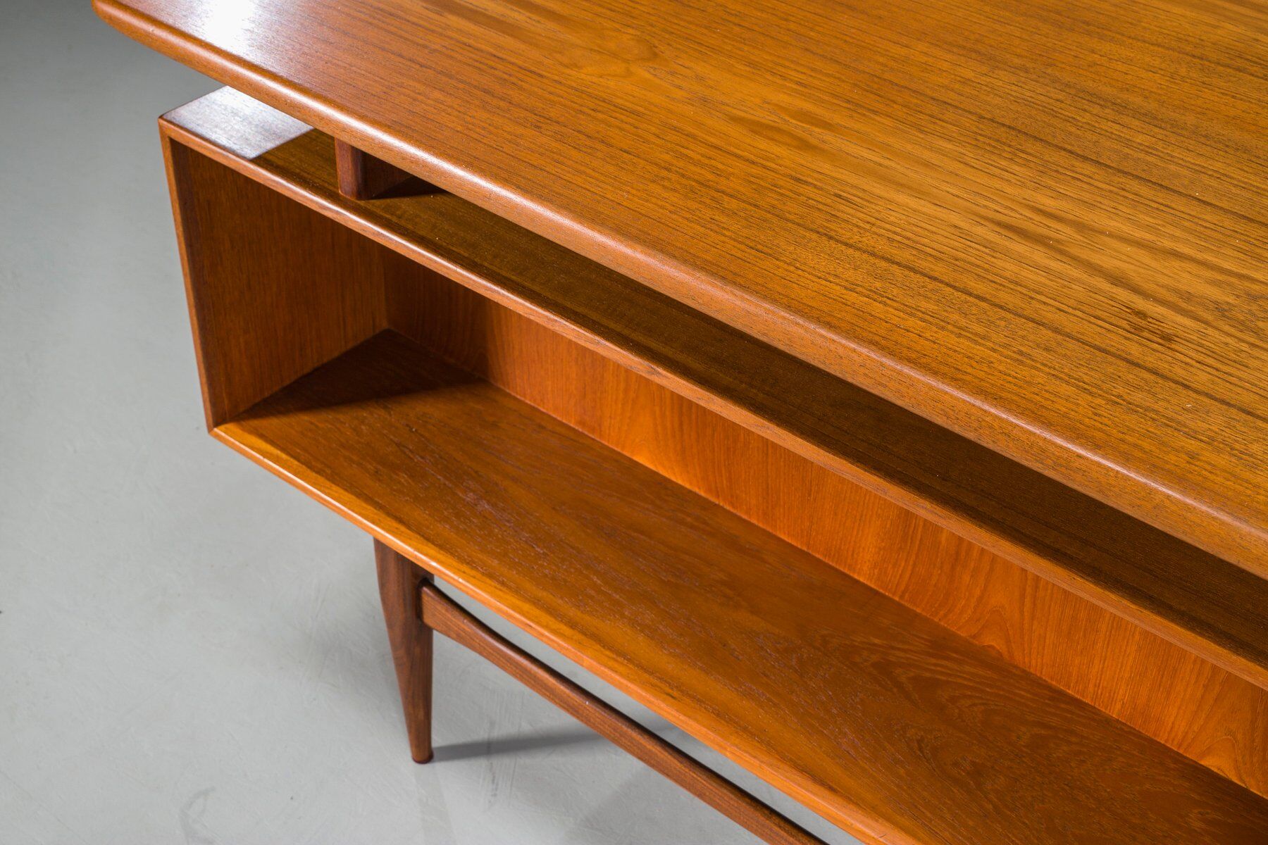 Model RT200 desk in teak by Heinrich Riestenpatt, Germany, 1960s