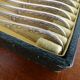 12 dessert spoons Apollo silver metal 1920 in case