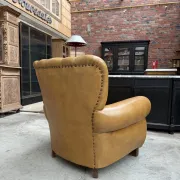 1950s leather armchair