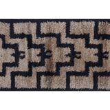 Vintage Turkish rug from Oushak, hand-woven 80x230 cm