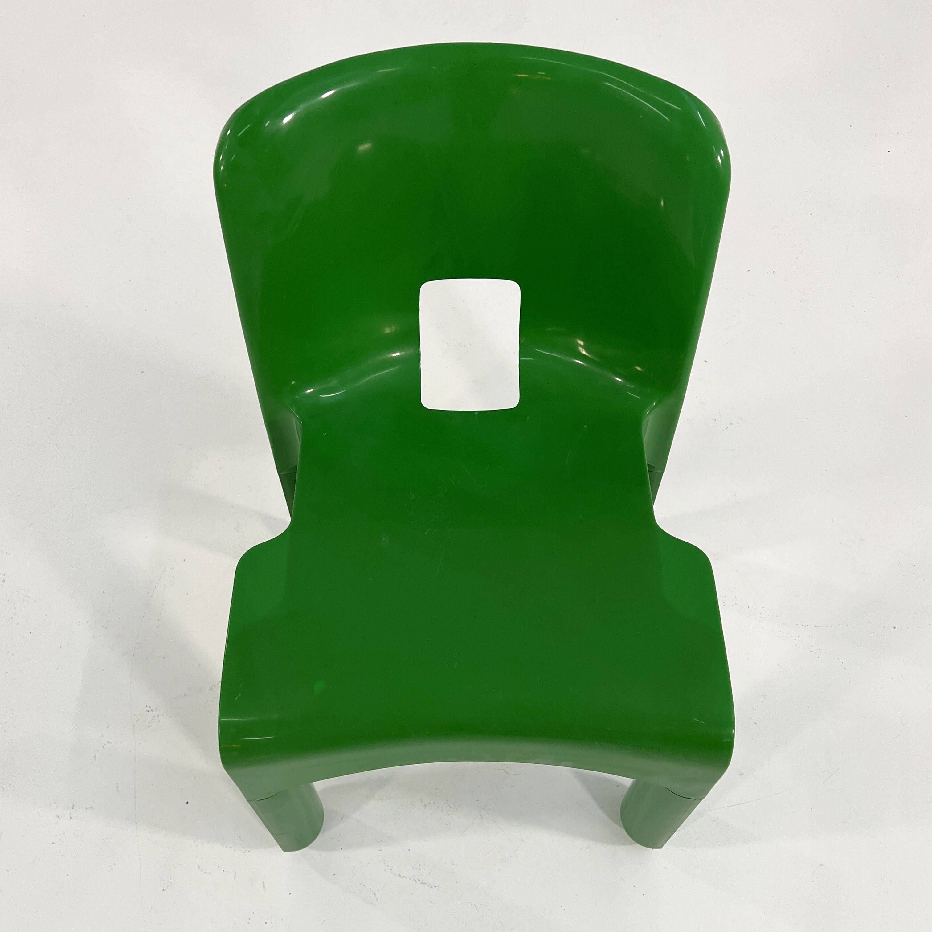 Universal Green Chair Model 4868 by Joe Colombo for Kartell, 1970