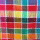 Berber Haïk blanket with multicolored checks