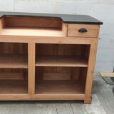 Counter bar bistro cash register pine two drawers