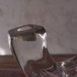 Paire de bougeoirs deux branches cristal