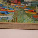Original Swedish Oil on Panel – “Motif from Sundbyberg” by John Carlson
