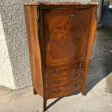 Curved rosewood secretary