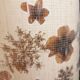 Vintage lamp base - onyx marble foot - blind-day inclusion dried flowers - 1950