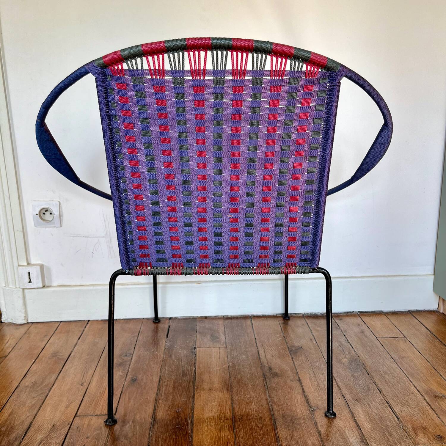 Fauteuil tressé africain
