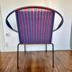 Fauteuil tressé africain