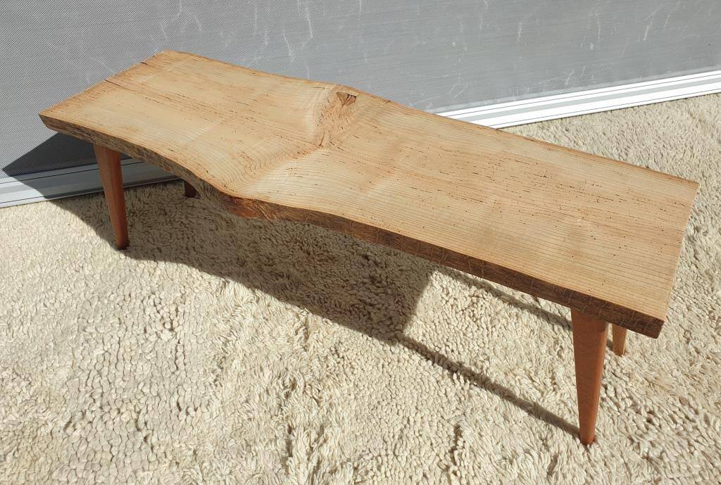 Raw design coffee table with compass legs