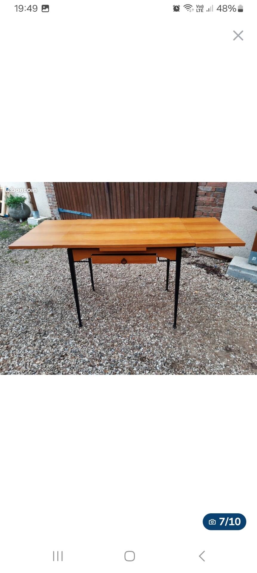 Table and chairs unique model