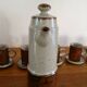 Service à café vintage grès émaillé made in Japan 60s