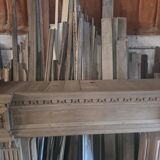 19th-century oak castle fireplace