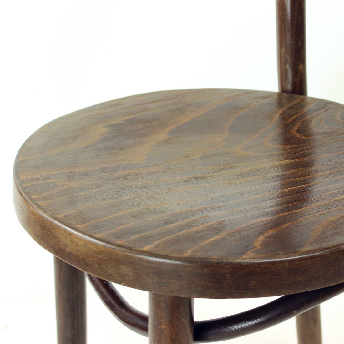 Chaise de bistro Thonet en bois courbé, Tchécoslovaquie 1940