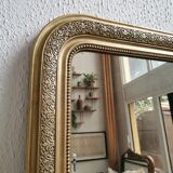 Mirror 99 x 72 cm gilded Louis Philippe old